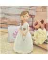Cake topper per Prima Comunione Bambina-Nara Bomboniere