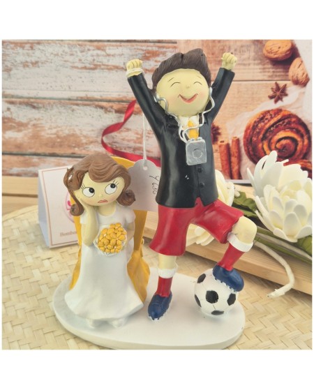 Cake topper sposo Calciatore
