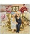 Sposini Torta 60 anni matrimonio seduti sul divano-Nara Bomboniere