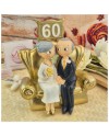 Sposini Torta 60 anni matrimonio seduti sul divano-Nara Bomboniere
