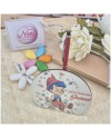 Bomboniera a tema Pinocchio  Portapenna in legno personalizzato-Nara Bomboniere