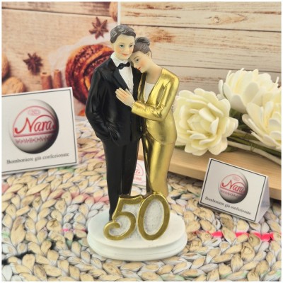Sposini per Torta matrimonio 50 anni