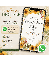 Partecipazioni Matrimonio Digitali Invito WhatsApp Girasoli