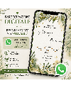 Invito matrimonio digitale tema Olivo
