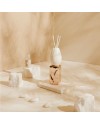 Bomboniera Matrimonio Claraluna 2027 Profumatore Tulipano Bianco e Base Rose Gold