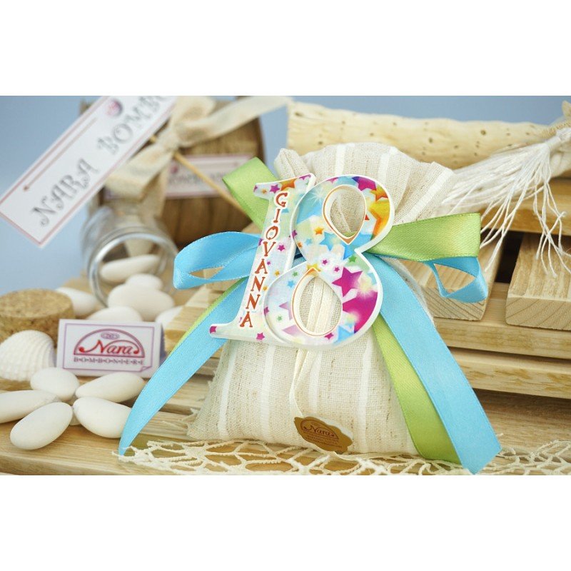 Bomboniere 18 Anni Ragazza Calamita Personalizzata