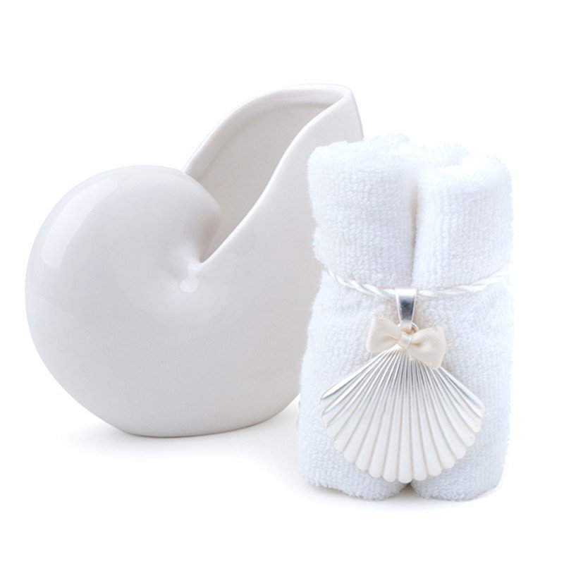 Hervit Bomboniere conchiglie porta asciugamani-26905