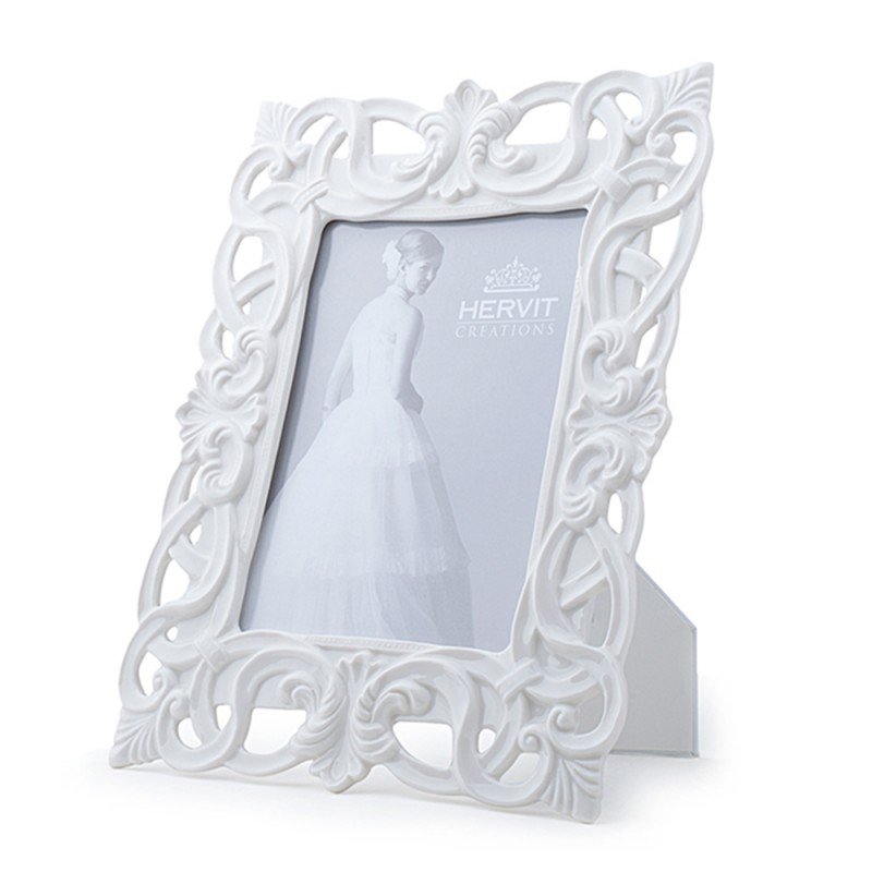 Portafoto in porcellana Barocco di Hervit 26956