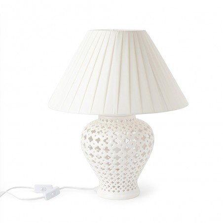 Lampada traforata in Porcellana di Hervit
