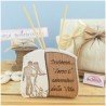 Bomboniere Rustiche per Matrimonio profumatore personalizzate con sposini