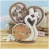 Orologio Albero della vita con Sposini Stilizzati in legno 200871