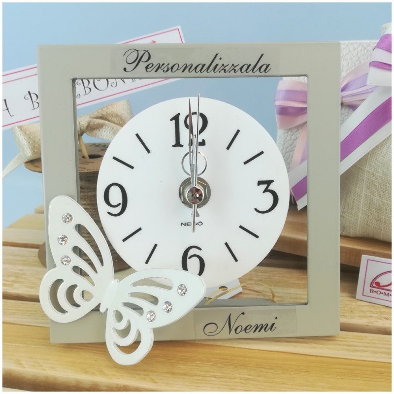 Orologio farfalla personalizzato