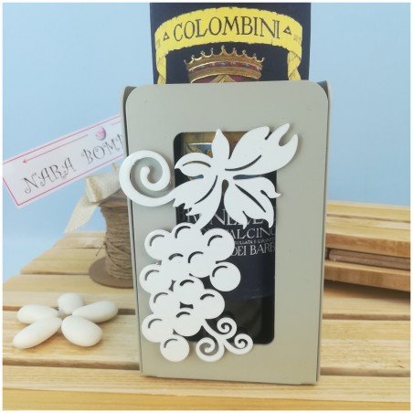 Porta Bottiglia bomboniera tema vino