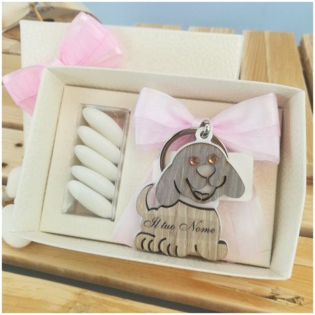 Portachiavi Cagnolino personalizzato