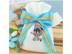 Bomboniere a tema Disney con ciondolo Paperino personalizzato