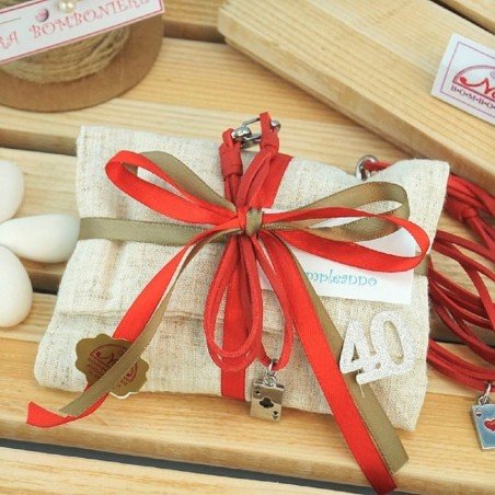 Braccialetto con simboli delle carte da poker