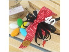 Bomboniere compleanno cornetto portafortuna