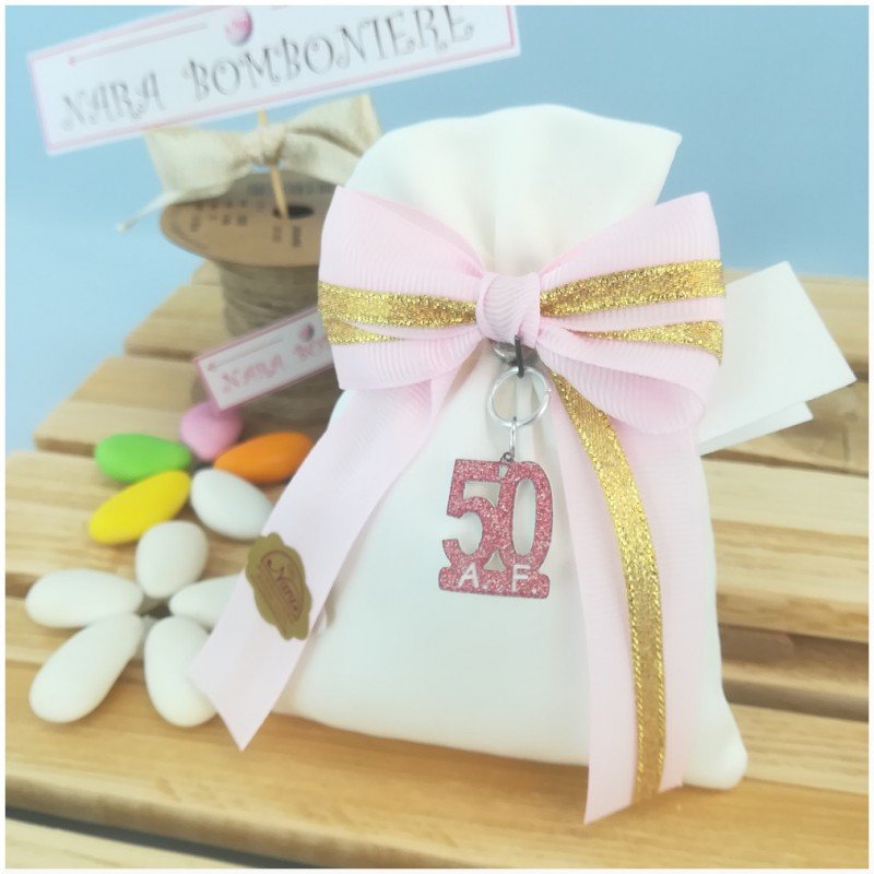 Sacchettino Bomboniera x 50 Anni di compleanno