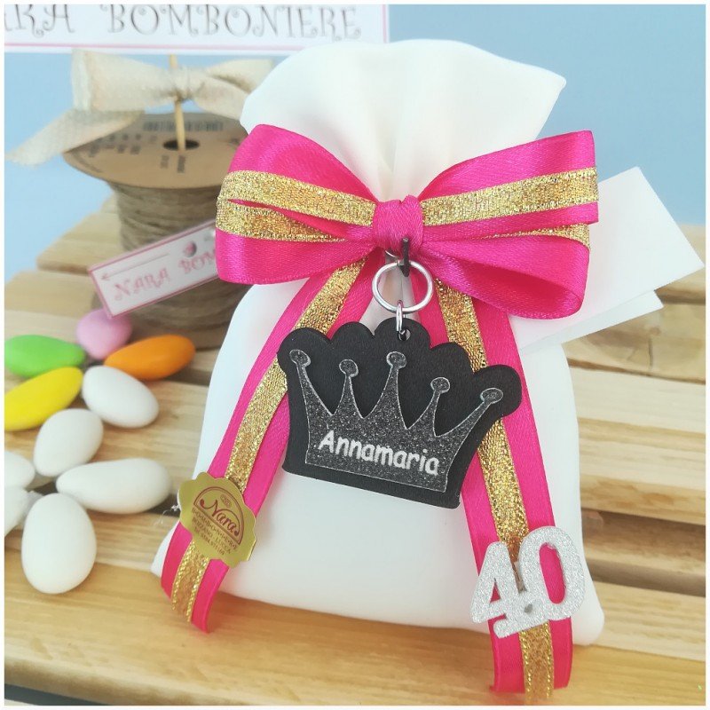 Bomboniere per 40 Compleanno corona