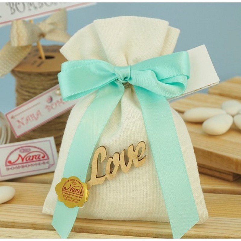 Sacchetti bomboniera con Nastro Tiffani