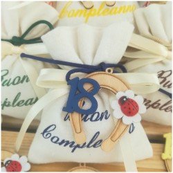 Sacchettino porta fortuna per compleanno