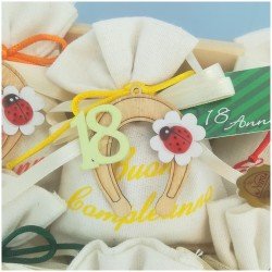 Sacchettino porta fortuna per compleanno