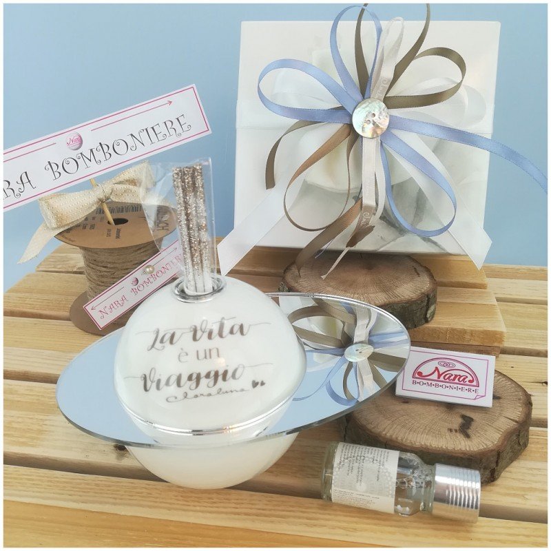 Mappamondo profumatore di Claraluna Bomboniere modello piccol