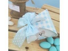 Scatolina per nascita con orsetto
