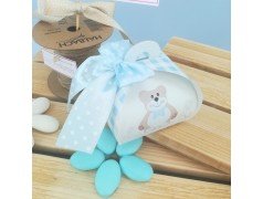 Scatolina per nascita con orsetto
