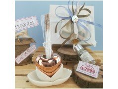 Cuore d'oro avvolto dai petali profumatore di Claraluna