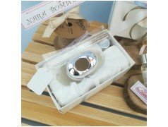 Cuore argento avvolto dai petali profumatore di Claraluna con scatola