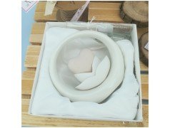 Profumatore cerchio con Cuore tortora  con scatola