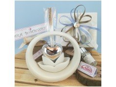 Profumatore cerchio con Cuore Argento