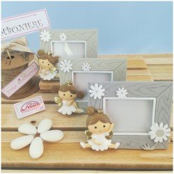 Portafoto Ballerina piccoli bomboniere per comunione panorama