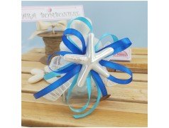 Barattolini con stella marina in porcellana