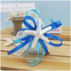 Barattolini con stella marina in porcellana