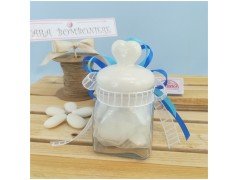 Barattolini con stella marina in porcellana