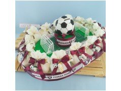 Bombonierea Calcio Stadio con portachiavi del Torino