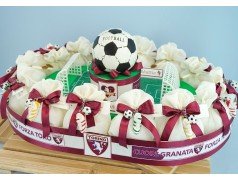 Bombonierea Calcio Stadio con portachiavi del Torino