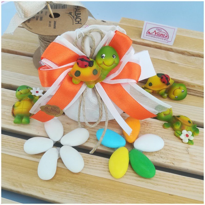 Calamita tartaruga su sacchetto