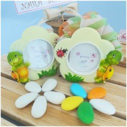 Porta foto  tartaruga in resina