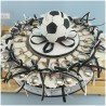 Torta di Bomboniere portachiavi Calcio panoramica