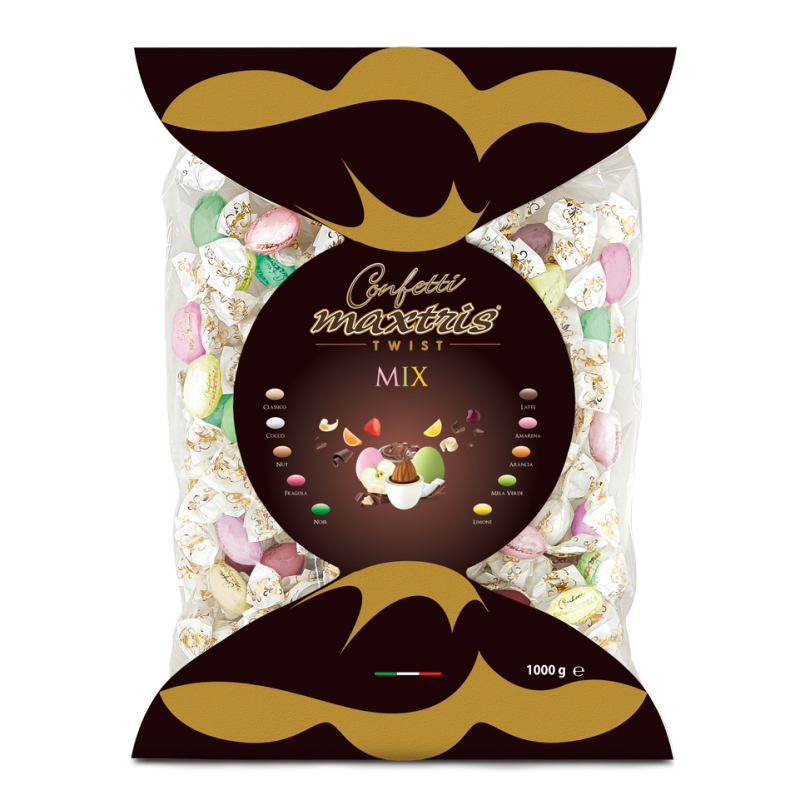 Confetti incartati singolarmente  mix gusti assortiti