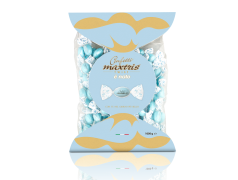 Confetti incartati singolarmente azzurri