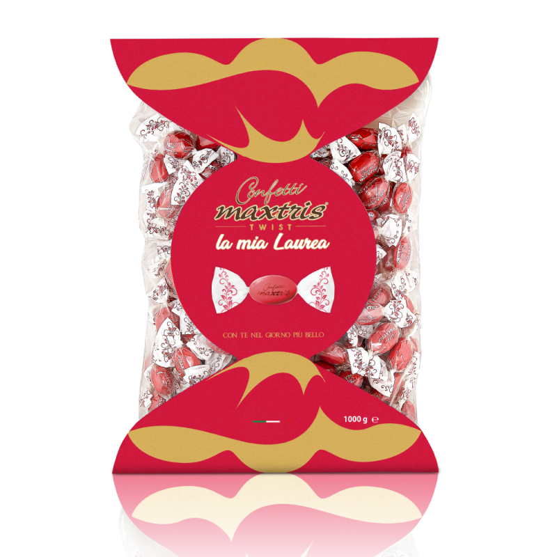 Confetti incartati singolarmente rosso