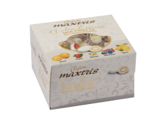 Confetti incartati con scatola Vassoio mix frutta