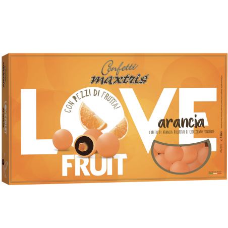 Confetti alla frutta con pezzetto di Arancia