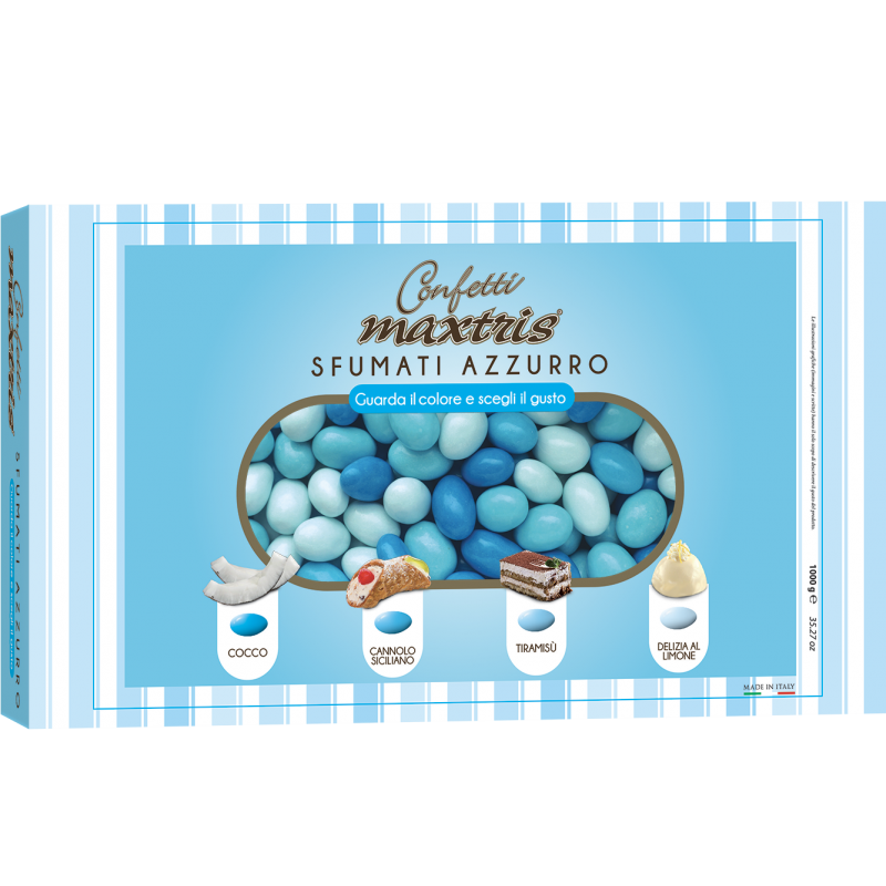 Confetti Maxtris sfumati Azzurri