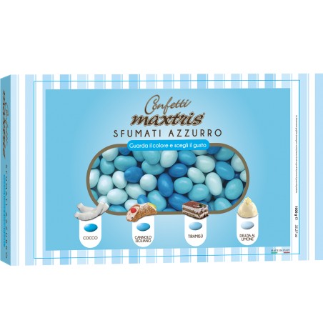 Confetti Maxtris sfumati Azzurri