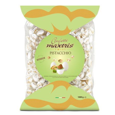 Confetti incartati singolarmente gusto Pistacchio